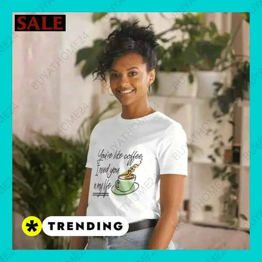 Rundhalsshirt Kurzarm Grafik Damen T-Shirt – Komfort und Stil vereint von BUYATHOME24® BUYATHOME24®