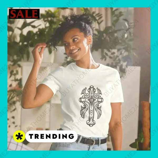 Rundhalsshirt Kurzarm Grafik Damen T-Shirt S-3XL – Stilsicher & Bequem von BUYATHOME24® BUYATHOME24®