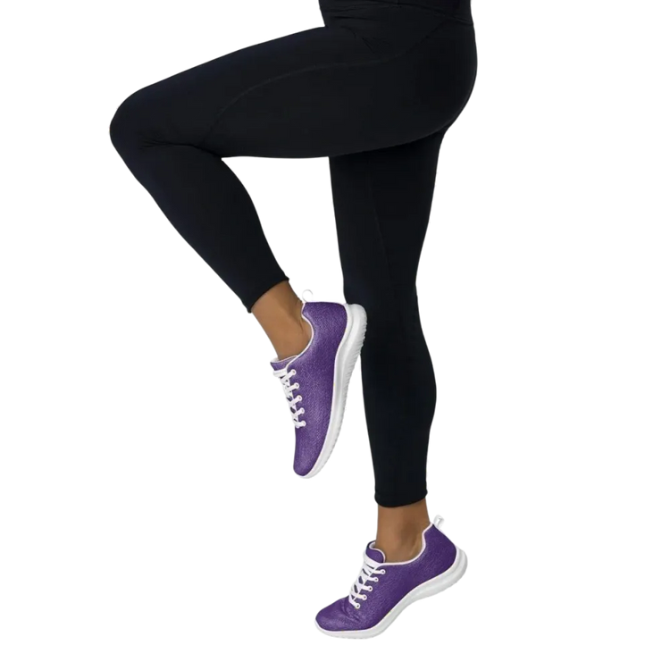 Damen Turnschuhe von BUYATHOME24, atmungsaktiv, handgenäht, mit EVA-Sohle, bedruckbar, Größe 35-44, aus Polyester