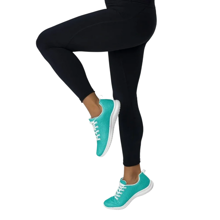 Damen Laufschuhe von BUYATHOME24, atmungsaktive Sportschuhe in Größe 35-44, Textildruck, Polyester, bequeme Turnschuhe