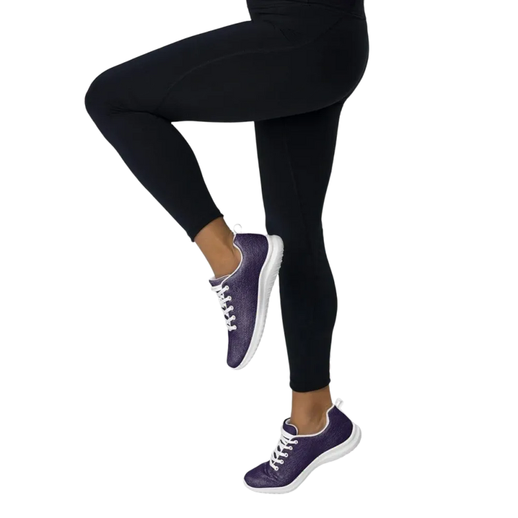 Damen Sportschuhe von BUYATHOME24, atmungsaktive Laufschuhe in Größe 35-44, Textildruck, leichtes Polyester, bequeme Turnschuhe