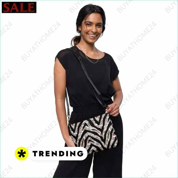 Kunstleder Damen Umhängetasche mit Textildruck für vielseitigen Stil Textildruck BUYATHOME24, T-Shirts BUYATHOME24, Hoodies BUYATHOME24, Hosen BUYATHOME24, Jacken BUYATHOME24, Schuhe BUYATHOME24