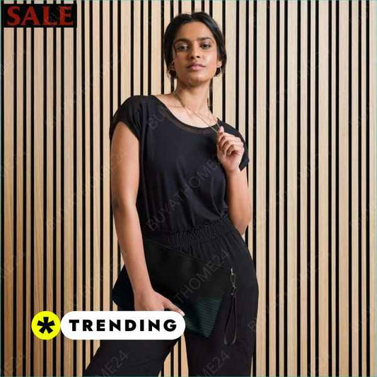 SALE % Kunstleder Handtasche I Schultertasche Damen 27 cm × 20 cm × 3 cm BUYATHOME24®