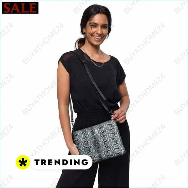 Kunstleder Damen Umhängetasche von buyathome24 für stilvolle Anlässe Textildruck BUYATHOME24, T-Shirts BUYATHOME24, Hoodies BUYATHOME24, Hosen BUYATHOME24, Jacken BUYATHOME24, Schuhe BUYATHOME24
