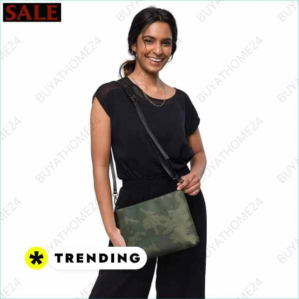 Kunstleder Damen Umhängetasche mit Textildruck buyathome24 Textildruck BUYATHOME24, T-Shirts BUYATHOME24, Hoodies BUYATHOME24, Hosen BUYATHOME24, Jacken BUYATHOME24, Schuhe BUYATHOME24