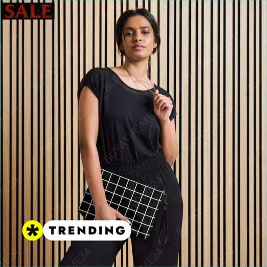 SALE % Kunstleder Handtasche I Schultertasche Damen 27 cm × 20 cm × 3 cm BUYATHOME24®