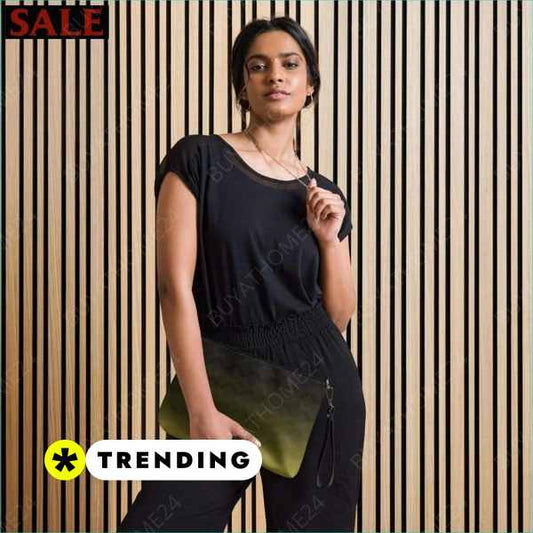 SALE % Kunstleder Handtasche I Schultertasche Damen 27 cm × 20 cm × 3 cm BUYATHOME24®