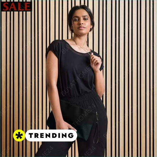 SALE % Kunstleder Handtasche I Schultertasche Damen 27 cm × 20 cm × 3 cm BUYATHOME24®