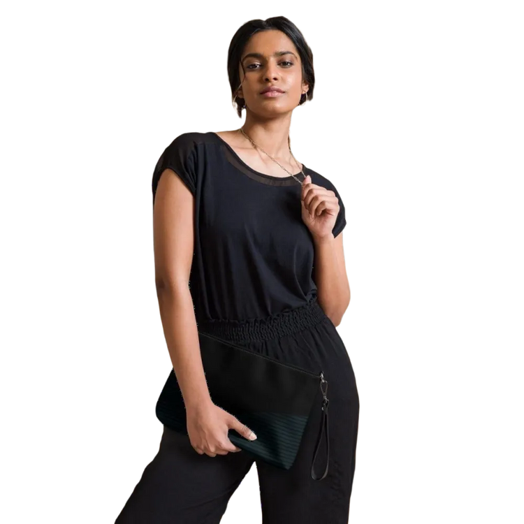 Damen Kunstleder Handtasche mit verstellbarem Riemen, weiß, 27x20x3 cm, modisches Design, BUYATHOME24