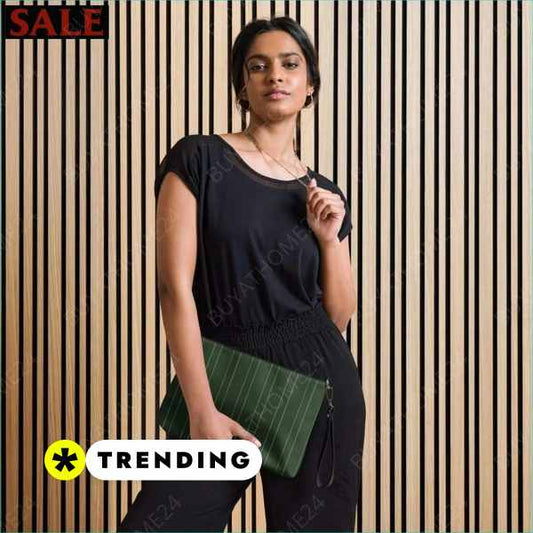 SALE % Kunstleder Handtasche I Schultertasche Damen 27 cm × 20 cm × 3 cm BUYATHOME24®