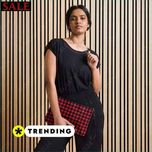 SALE % Kunstleder Handtasche I Schultertasche Damen 27 cm × 20 cm × 3 cm BUYATHOME24®