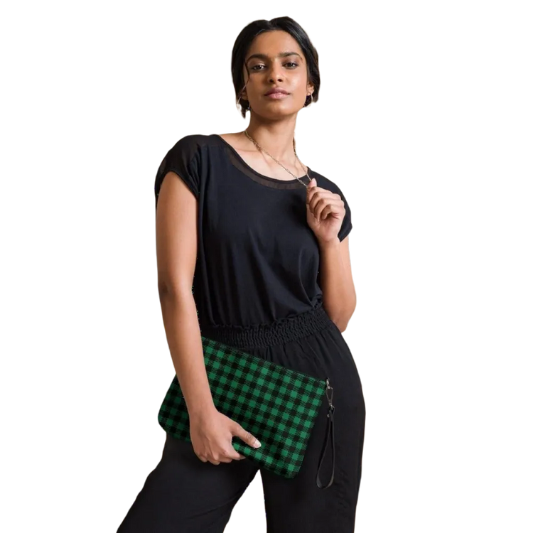 Damen Kunstleder Handtasche von BUYATHOME24, weiße Umhängetasche, 27x20x3 cm, mit Druck, elegante Damenaccessoire