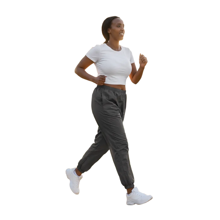 Graue Unisex Trainingshose aus Polyester, wasserabweisend, Sporthose in XS-3XL, bequem und sportlich, vom Hersteller BUYATHOME24