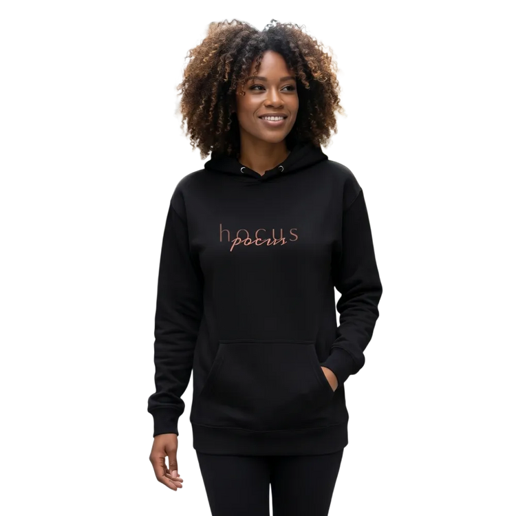 Halloween Damen Hoodie von BUYATHOME24, Baumwolle, Kapuzenpullover in den Größen S bis 3XL, mit Halloween-Motiv.