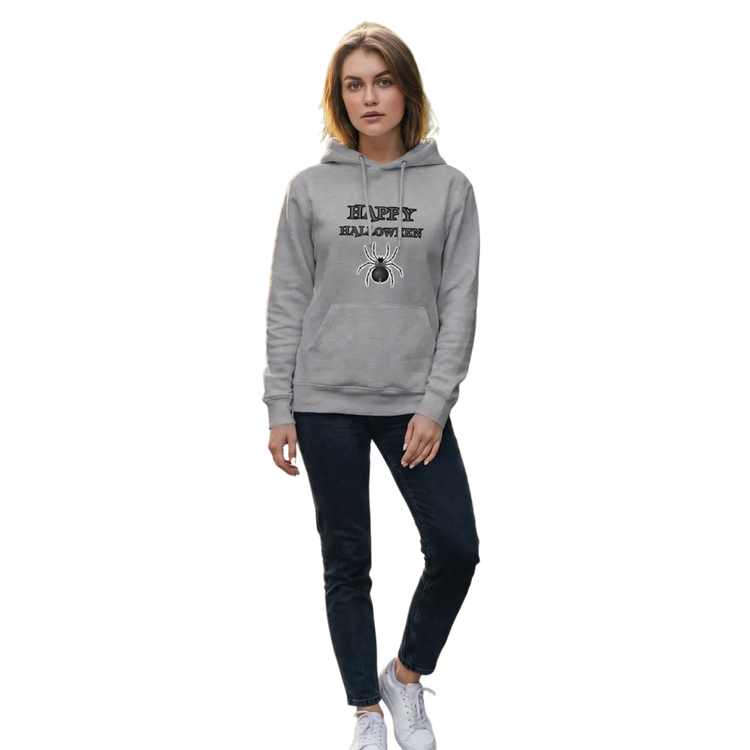 Halloween Kapuzenpullover für Kinder mit Spinnenmotiv, Unisex Hoodie, geeignet für 4-12 Jahre, von BUYATHOME24