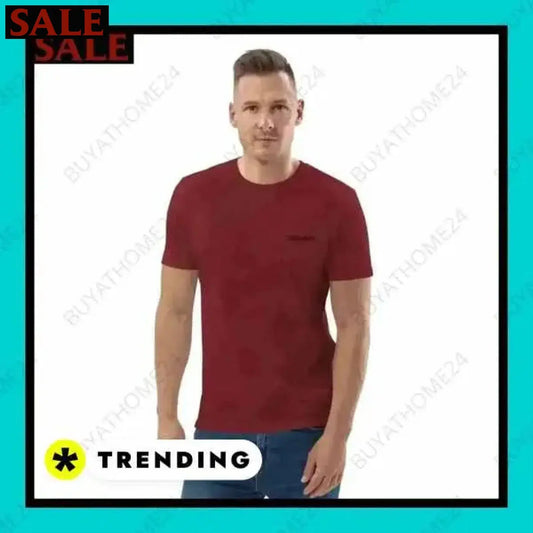 SALE % Rundhalsshirts I Kurzarm Besticktes Unisex T-Shirt S-2XL BUYATHOME24®