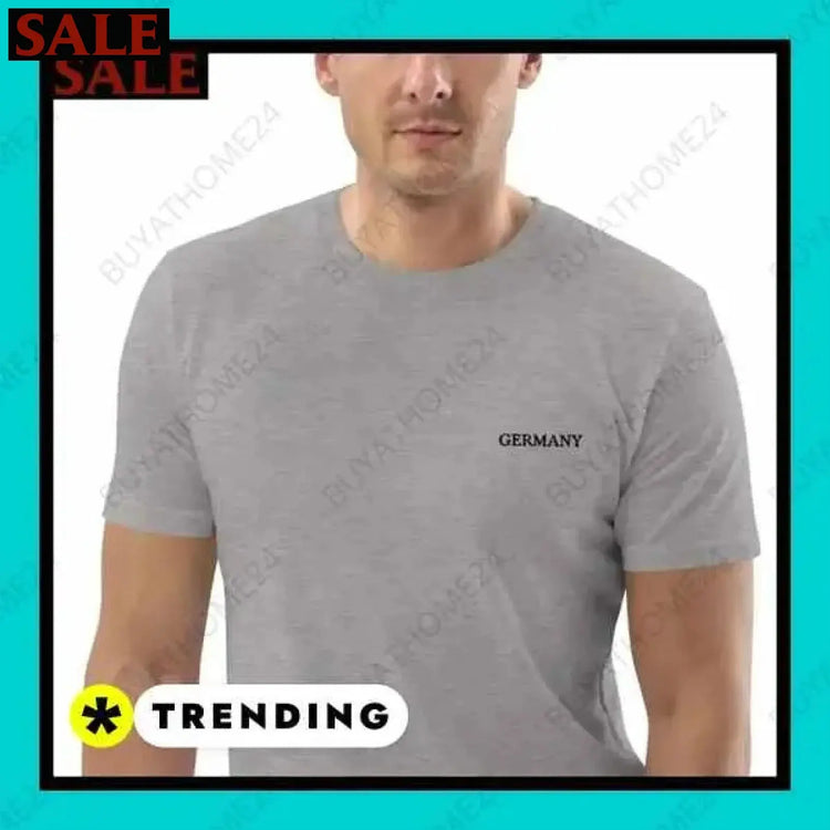 SALE % Rundhalsshirts I Kurzarm Besticktes Unisex T-Shirt S-2XL BUYATHOME24®