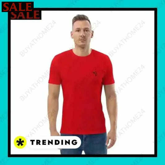 SALE % Rundhalsshirts I Kurzarm Besticktes Unisex T-Shirt S-2XL BUYATHOME24®