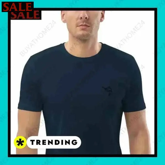 SALE % Rundhalsshirts I Kurzarm Besticktes Unisex T-Shirt S-2XL BUYATHOME24®