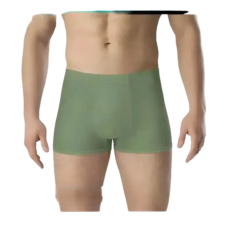 Herren Boxer Shorts aus Polyester-Elasthan in verschiedenen Größen, bequemer Sitz, XS bis 3XL, mit elastischem Bund.