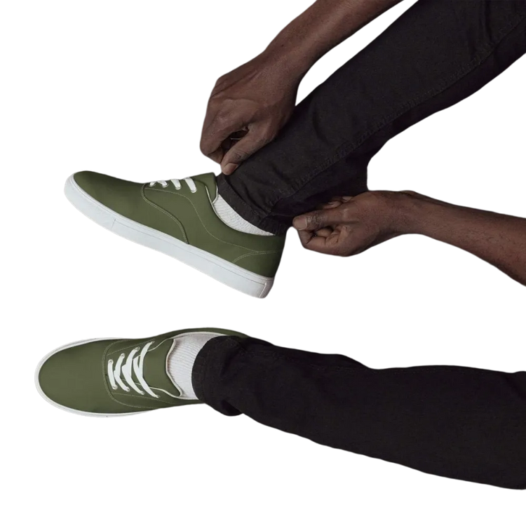 Herren- und Jungenschuhe aus Canvas mit EVA-Sohle, Größe 37-46, in blau mit Textildruck, von BUYATHOME24