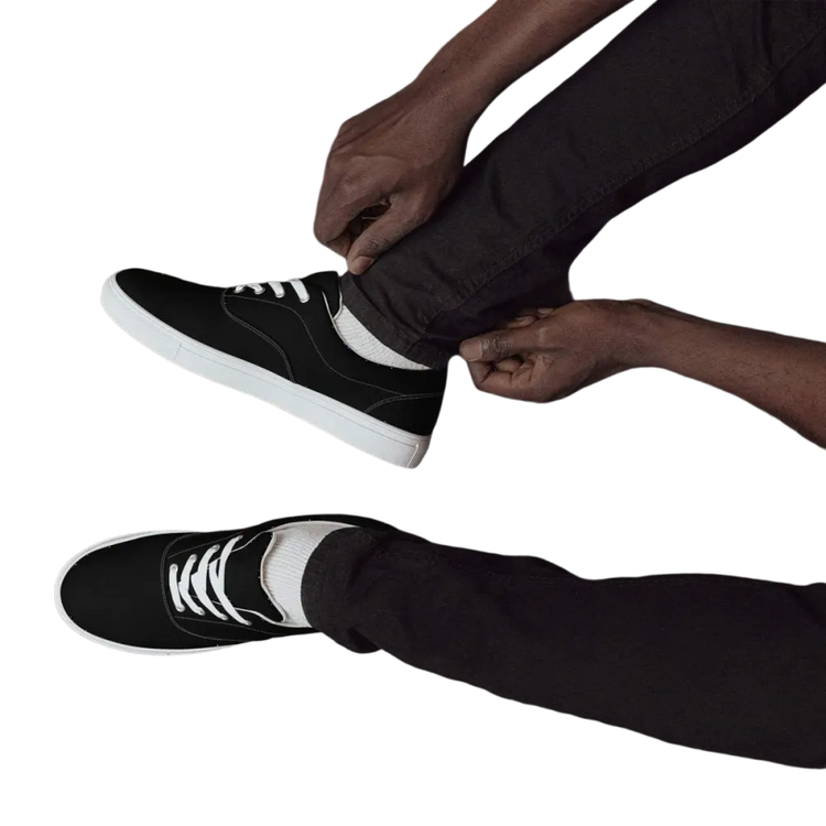 Herren- und Jungenschuhe aus Canvas mit EVA-Sohle in Größe 37-46, braune Textildruckschuhe von BUYATHOME24