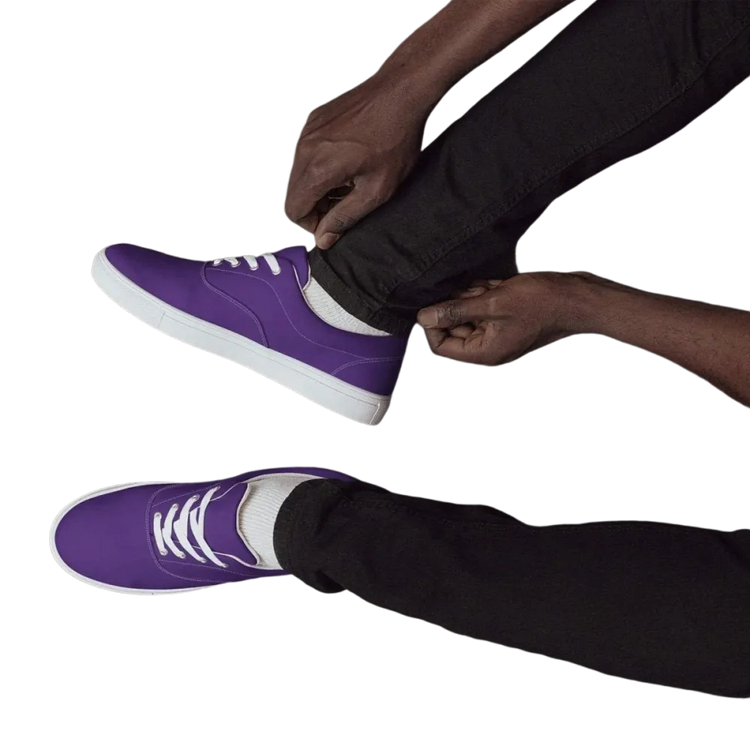 Herren und Jungen Canvas-Schuhe mit EVA-Sohle in Größe 37-46, schwarze Textildruck-Designs, bequeme Herrenschuhe von BUYATHOME24