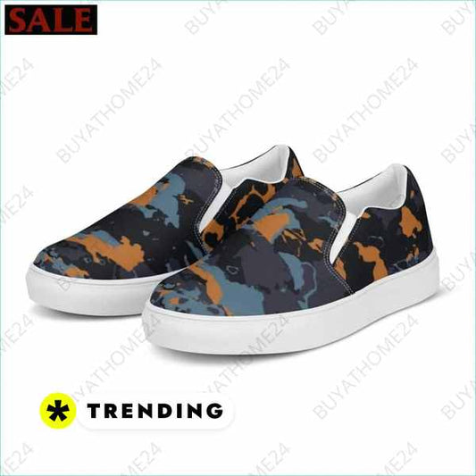 ▻ Herrenschuhe I Herren & Jungen Canvas Slipper 37 - 47 BUYATHOME24®