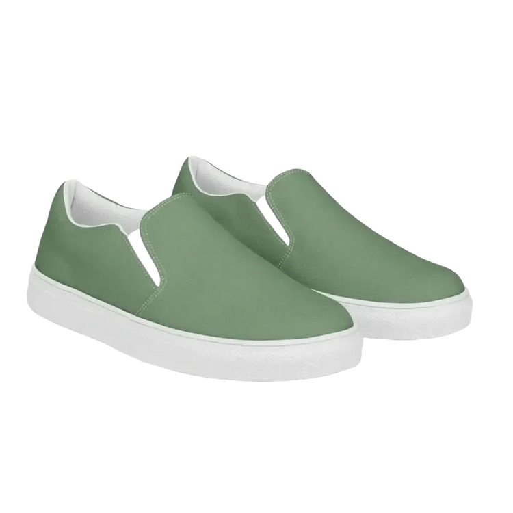 Herren Canvas Slipper von BUYATHOME24, atmungsaktive Leinen Slip-Ons in Größe 37-47, bequem und leicht im Alltag.