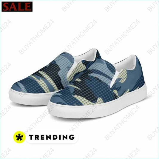 ▻ Herrenschuhe I Herren & Jungen Canvas Slipper 37 - 47 BUYATHOME24®