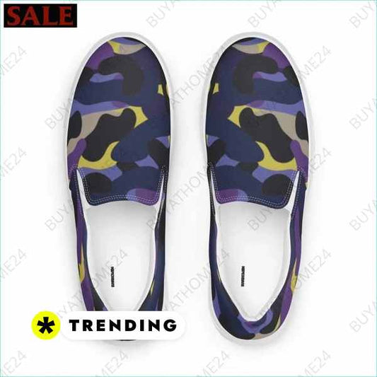 ▻ Herrenschuhe I Herren & Jungen Canvas Slipper 37 - 47 BUYATHOME24®