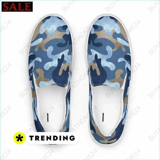 ▻ Herrenschuhe I Herren & Jungen Canvas Slipper 37 - 47 BUYATHOME24®