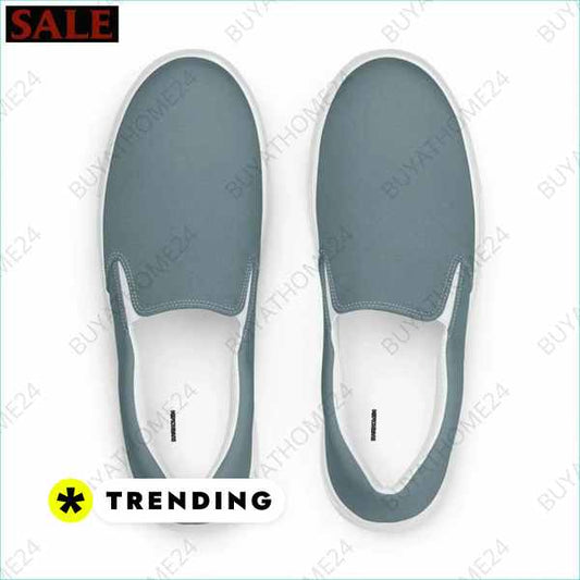 ▻ Herrenschuhe I Herren & Jungen Canvas Slipper 37 - 47 BUYATHOME24®