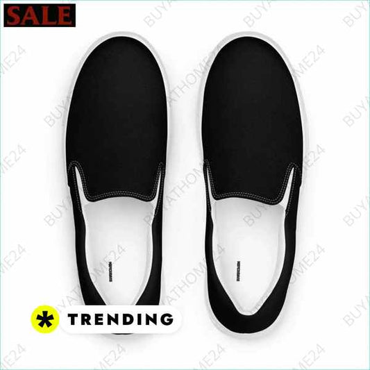▻ Herrenschuhe I Herren & Jungen Canvas Slipper 37 - 47 BUYATHOME24®