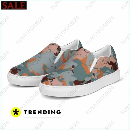▻ Herrenschuhe I Herren & Jungen Canvas Slipper 37 - 47 BUYATHOME24®