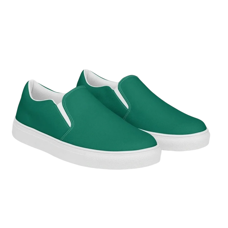 Herren Canvas Slipper in Größe 37-47 von BUYATHOME24, atmungsaktive Slip-Ons aus Textil mit bequemer Passform.