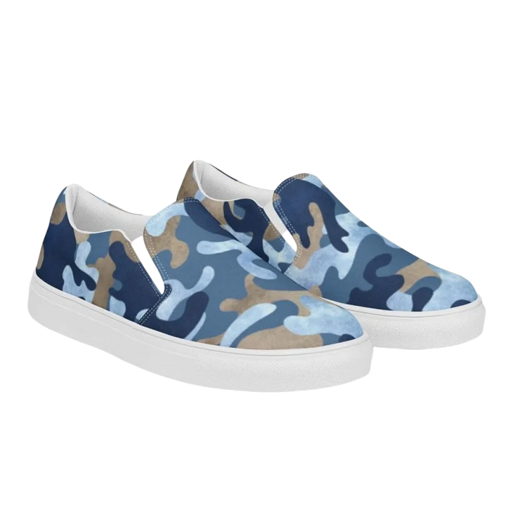Herren Canvas Slipper von BUYATHOME24, atmungsaktive Leinen-Halbschuhe in Größe 37-47, bequeme Textilslipper für den Sommer