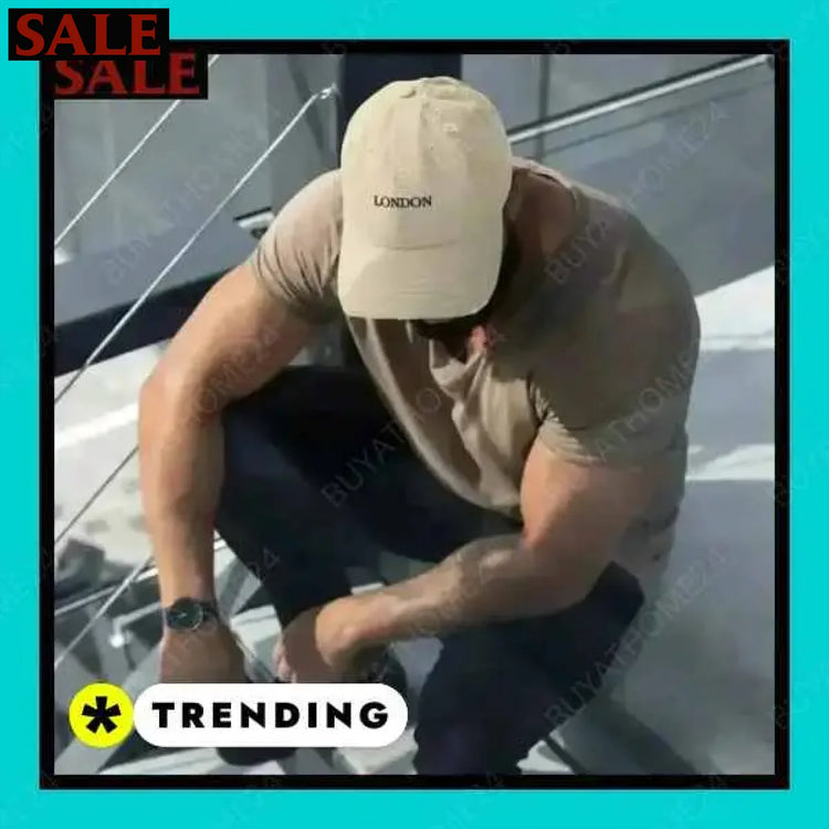 Herren Dad Cap Sommer Cap aus Baumwolle in flexibler Einheitsgröße Textildruck BUYATHOME24, T-Shirts BUYATHOME24, Hoodies BUYATHOME24, Hosen BUYATHOME24, Jacken BUYATHOME24, Schuhe BUYATHOME24