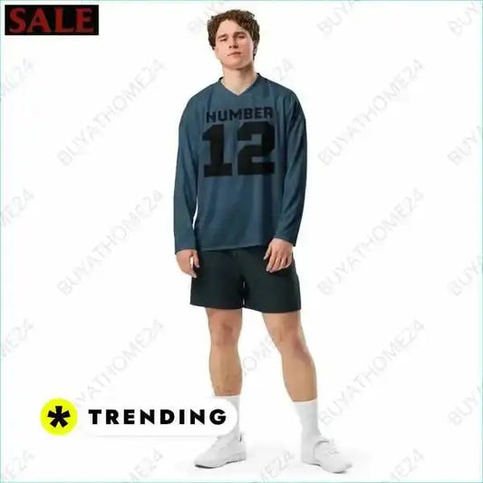 🏷️V-Ausschnitt UPF50+ Unisex Trikot Textildruck Grafik Freizeit T-Shirt BUYATHOME24®