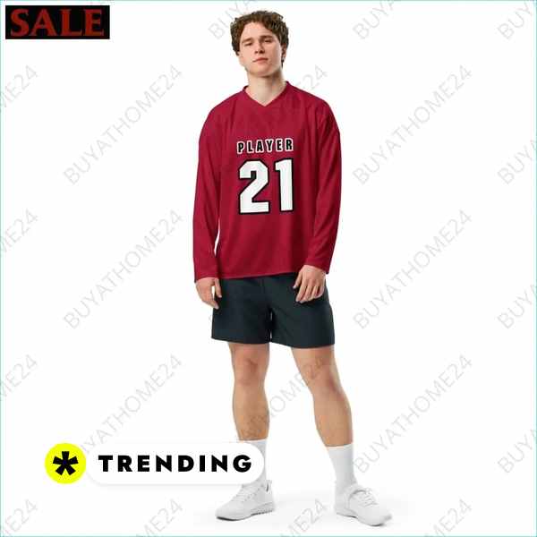 • Heimtrikot I Herren & Damen Eishockey Trikot 2XS - 6XL Textildruck BUYATHOME24, T-Shirts BUYATHOME24, Hoodies BUYATHOME24, Hosen BUYATHOME24, Jacken BUYATHOME24, Schuhe BUYATHOME24