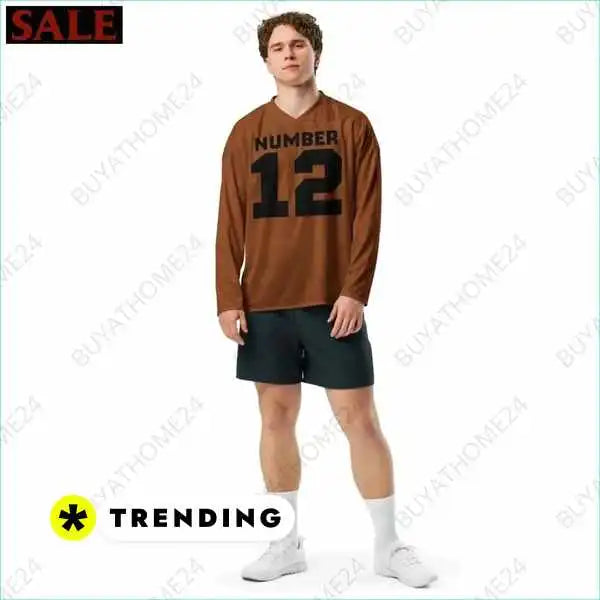 • Eishockey Heimtrikot I Herren & Damen 2XS - 6XL Textildruck BUYATHOME24, T-Shirts BUYATHOME24, Hoodies BUYATHOME24, Hosen BUYATHOME24, Jacken BUYATHOME24, Schuhe BUYATHOME24