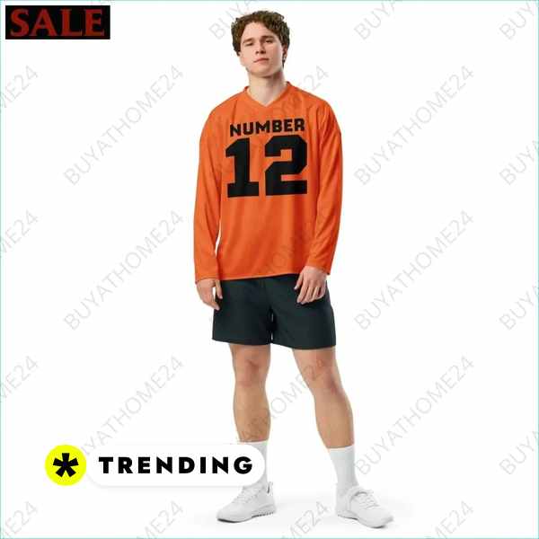 • Eishockey Heimtrikot I Herren & Damen 2XS - 6XL Textildruck BUYATHOME24, T-Shirts BUYATHOME24, Hoodies BUYATHOME24, Hosen BUYATHOME24, Jacken BUYATHOME24, Schuhe BUYATHOME24