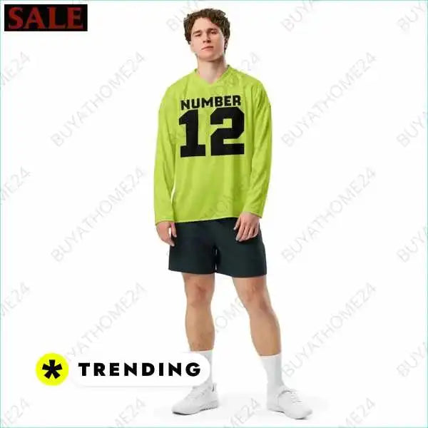 • Eishockey Heimtrikot I Herren & Damen 2XS - 6XL Textildruck BUYATHOME24, T-Shirts BUYATHOME24, Hoodies BUYATHOME24, Hosen BUYATHOME24, Jacken BUYATHOME24, Schuhe BUYATHOME24