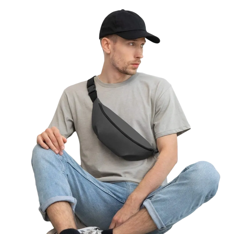 Unisex Wasserfeste Bauchtasche aus Polyester, 70-133 cm Gürtel, mit Textildruck, für Herren, vielseitige Gürteltasche von BUYATHOME24