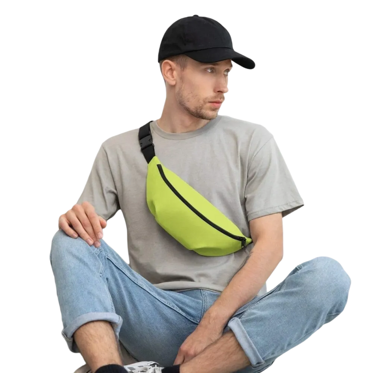 Unisex Bauchtasche aus wasserfestem Polyester, 70-133 cm Gürtellänge, mit Textildruck, für Herren, von BUYATHOME24