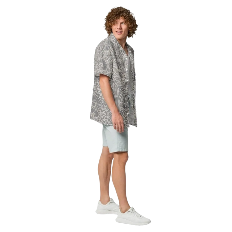 Unisex Kurzarmhemd aus Polyester von BUYATHOME24, atmungsaktiv, in 2XS bis 6XL, mit Textildruck, für Herren.