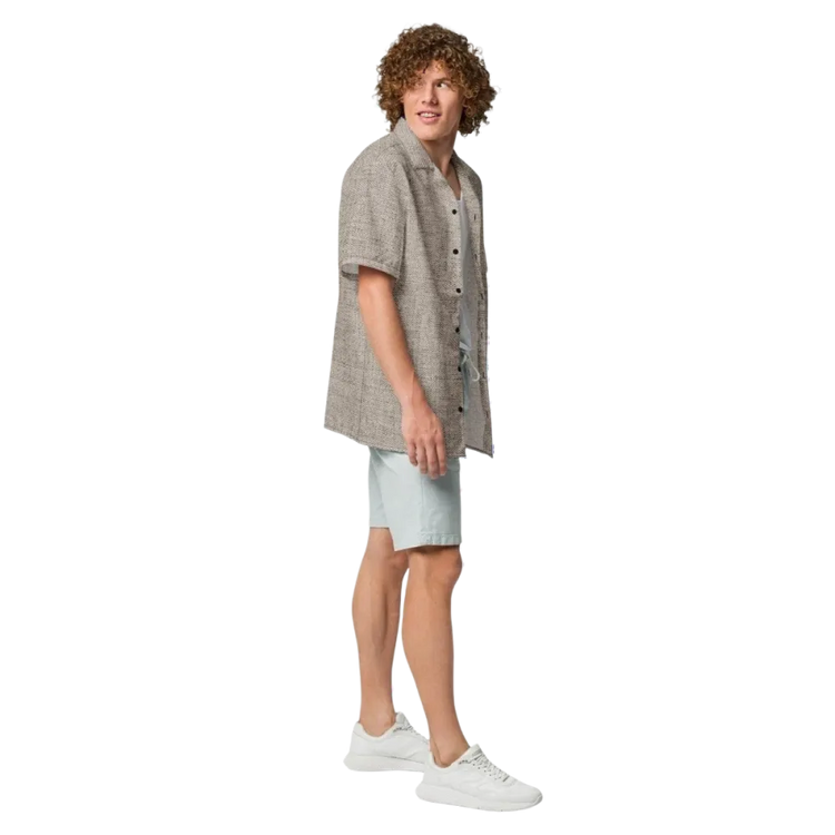 Unisex Kurzarmhemd mit Allover-Print von BUYATHOME24, atmungsaktiv, für Business und Freizeit, in 2XS-6XL.