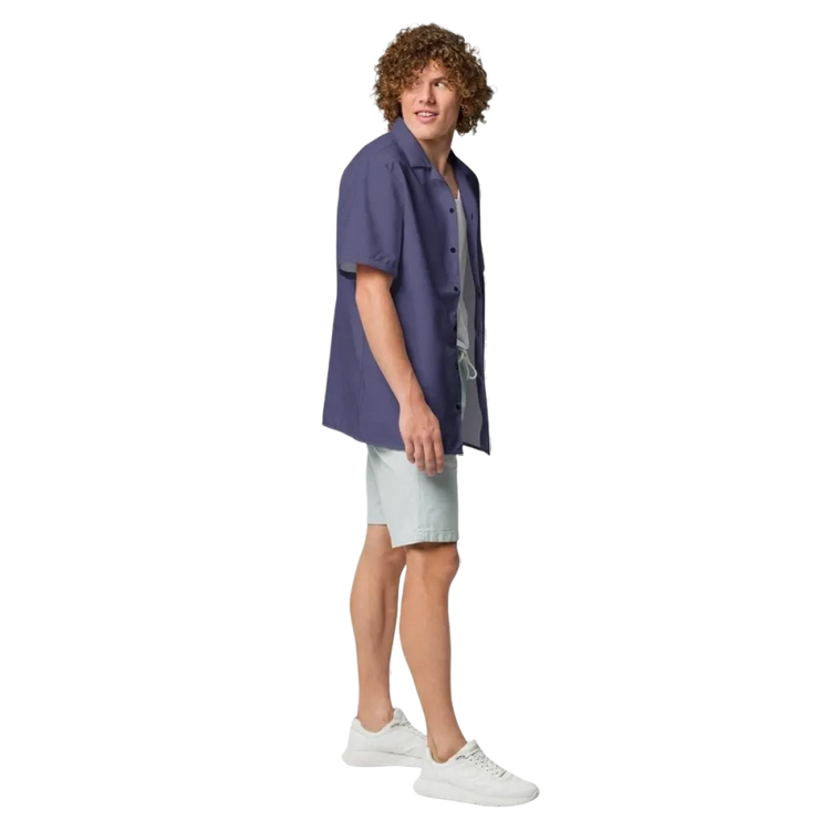 Unisex Kurzarmhemd aus Polyester von BUYATHOME24, atmungsaktiv, in 2XS-6XL, mit Textildruck, für Herren.