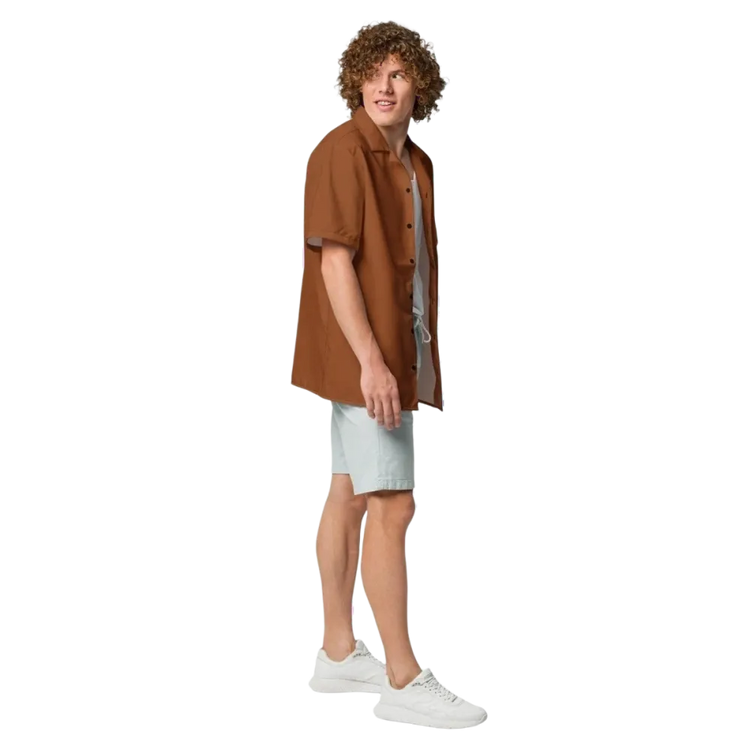 Unisex Kurzarmhemd von BUYATHOME24, atmungsaktives Freizeithemd mit UV-Schutz UPF50+, in 2XS-6XL, Textildruck, bequem und stilvoll.