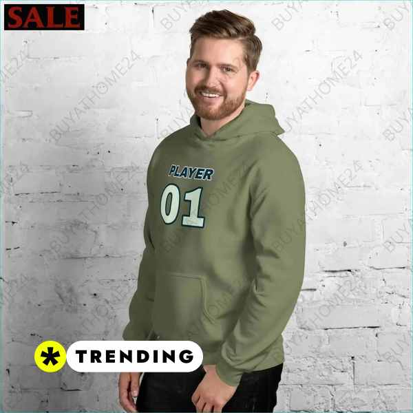 Herren Hoodie in Größen S bis 5XL mit hochwertigem Textildruck buyathome24 Textildruck BUYATHOME24, T-Shirts BUYATHOME24, Hoodies BUYATHOME24, Hosen BUYATHOME24, Jacken BUYATHOME24, Schuhe BUYATHOME24